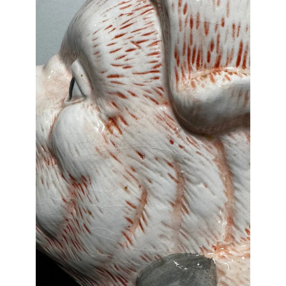 Vintage Pig Cookie Jar Oversized 3 Piece Ceramic Farmhouse Kitchen Decor Hen‎